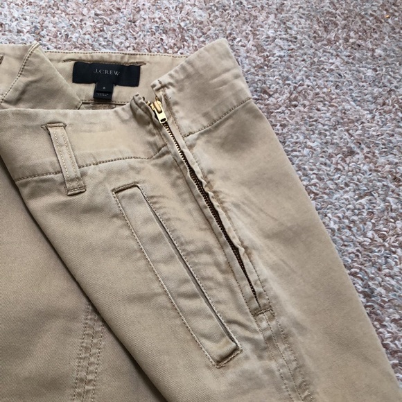 J Crew Cotton Khaki Skirt size 8 - Picture 5 of 7